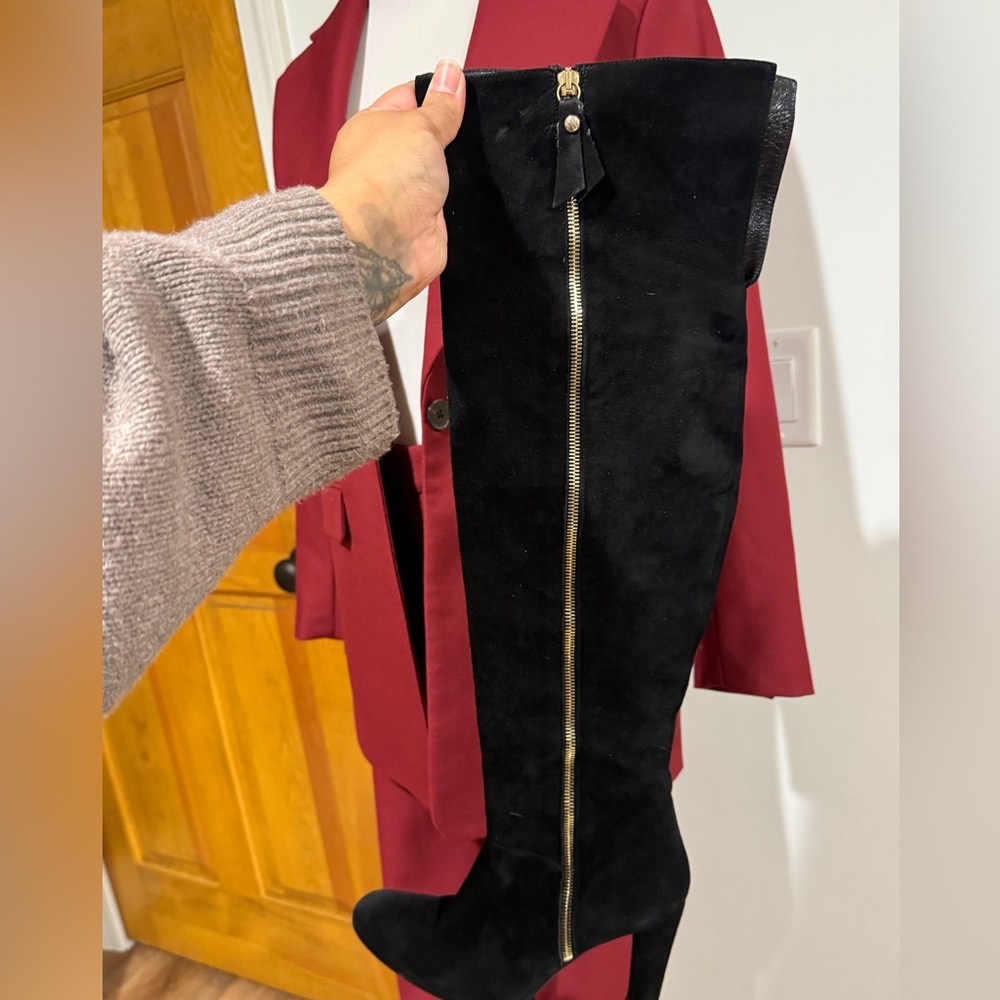 Stuart Weitzman Black Over the Knee Boots